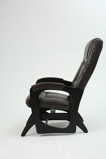Кресло-качалка Леон маятниковая, экокожа favorit 7 венге 29-К-В в Альметьевске - изображение 3