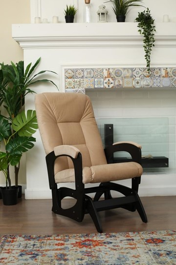 Кресло-качалка Леон маятниковая, ткань AMIGo песок 29-Т-П в Набережных Челнах - изображение 3