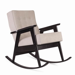Кресло-качалка Ретро (венге / 02 - светло-серый) в Альметьевске
