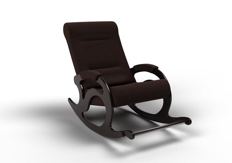 Кресло-качалка Тироль, ткань AMIGo кофе с молоком 12-Т-КМ в Нижнекамске - изображение 1