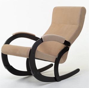 Кресло-качалка Корсика, ткань Amigo Beige 34-Т-AB в Набережных Челнах
