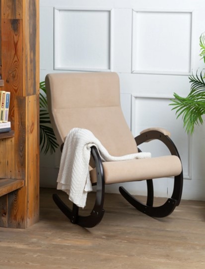 Кресло-качалка Корсика, ткань Amigo Beige 34-Т-AB в Нижнекамске - изображение 7