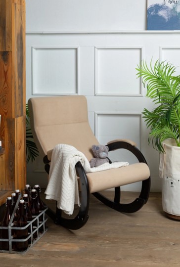 Кресло-качалка Корсика, ткань Amigo Beige 34-Т-AB в Набережных Челнах - изображение 8