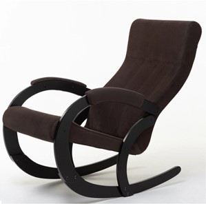 Кресло-качалка Корсика, ткань Amigo Coffee 34-Т-AC в Альметьевске