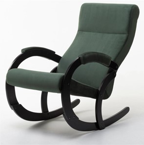 Кресло-качалка в гостиную Корсика, ткань Amigo Green 34-Т-AG в Казани