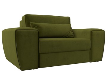 Мягкое кресло Лига-008, Зеленый (Микровельвет) НПБ в Нижнекамске