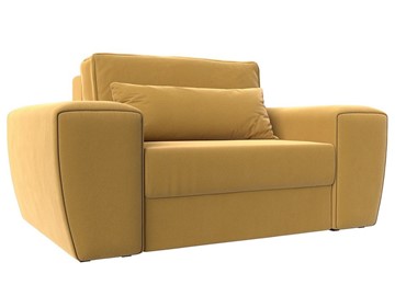 Кресло-кровать Лига-008, Желтый (Микровельвет) НПБ в Нижнекамске