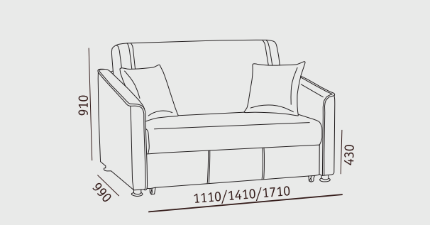 Кресло раскладное Милан 3 (90) в Нижнекамске - изображение 2