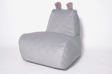 Кресло-мешок Бегемот серый в Казани