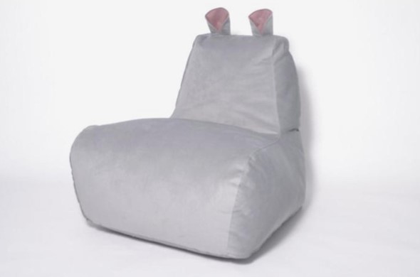 Кресло-мешок Бегемот серый в Альметьевске - изображение