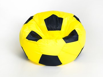 Кресло-мешок Мяч большой, желто-черный в Казани