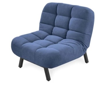 Кресло на ножках Абри опора металл (синий) в Нижнекамске - предосмотр 2