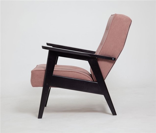 Кресло Ретро (венге / RS 12 - розовый) в Нижнекамске - изображение 1