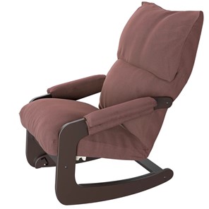 Кресло Трансформер Амадео ВСК №81 (каркас венге, сиденье коричнево-розовое) в Набережных Челнах