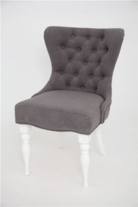 Кресло Вальс (эмаль белая / RS 15 - темно-серый) в Нижнекамске