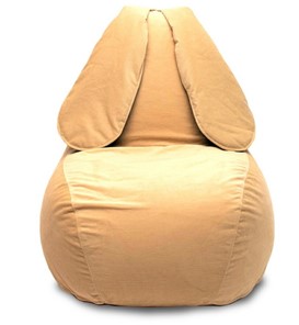Кресло Зайка (длинные уши), желтый в Набережных Челнах