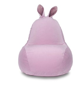 Кресло Зайка (короткие уши), розовый в Альметьевске - предосмотр