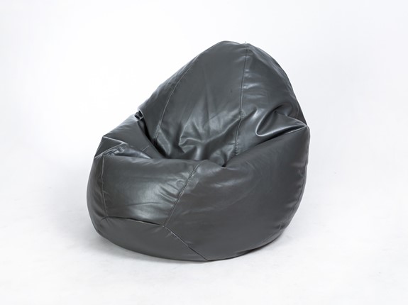 Кресло-мешок Люкс, черное в Нижнекамске - изображение