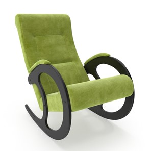 Кресло-качалка Модель 3, Verona 38 Apple Green-велюр в Набережных Челнах