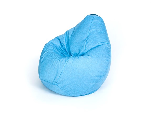 Кресло-мешок Хоум малое, голубое в Альметьевске - изображение