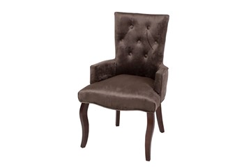 Кресло Виктория (коричневый бархат/темный тон) в Набережных Челнах