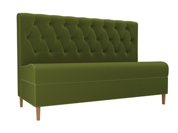 Прямой кухонный диван Бремен, Зеленый (микровельвет) в Альметьевске