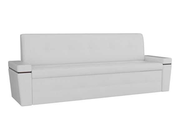 Раскладной кухонный диван Деметра, Белый (экокожа) в Альметьевске - изображение