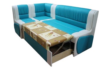 Угловой кухонный диван Квадро 4 со спальным местом в Нижнекамске - предосмотр 2