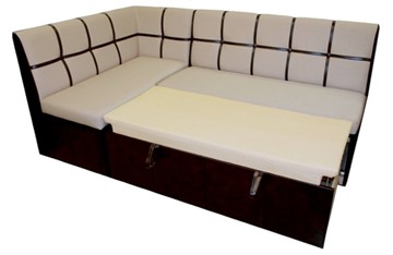 Кухонный угловой диван Квадро 5 со спальным местом в Набережных Челнах - предосмотр 1
