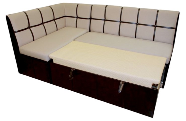 Кухонный угловой диван Квадро 5 со спальным местом в Нижнекамске - изображение 1