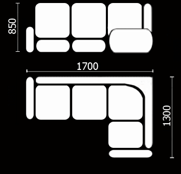 Диван кухонный Нео КМ-01 (168х128 см.) в Набережных Челнах - изображение 3