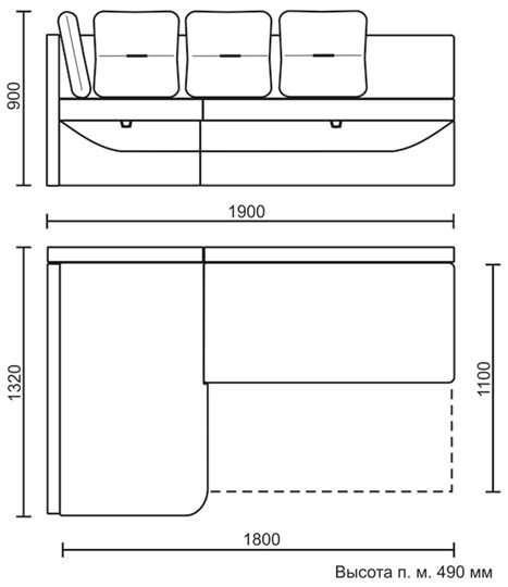 Кухонный угловой диван Яшма 1 ДУ в Нижнекамске - изображение 8