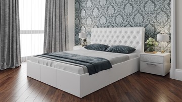Двуспальная кровать Скарлет (Белая) в Нижнекамске