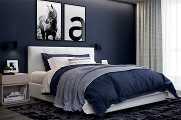 Спальная кровать Сарма Капри 180х200 (с основанием) в Набережных Челнах