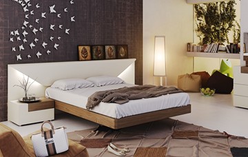 Двуспальная кровать Elena с подсветкой (180x200) в Казани - предосмотр 1