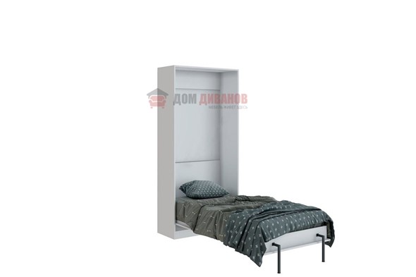 Кровать-шкаф Велена 1, 800х2000, цвет белый в Нижнекамске - изображение