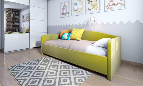 Спальная кровать Uno 80х200 с основанием в Казани - изображение