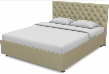 Спальная кровать Флоренция-А 1400 с основанием (Nitro Cream) в Нижнекамске