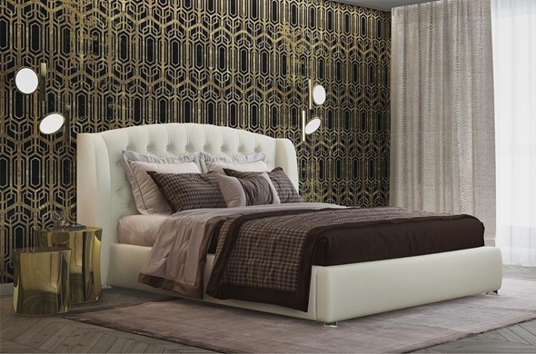 Кровать двуспальная Сильва Модерн 180х200 (с основание) в Нижнекамске - изображение