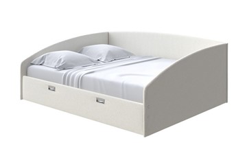Кровать двуспальная Bono 160х200, Искусственная шерсть (Лама Лён) в Альметьевске