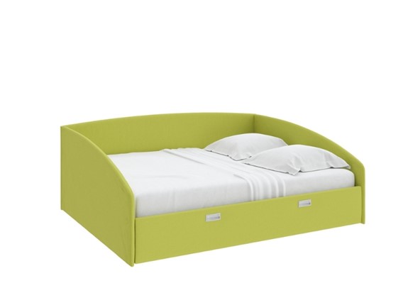 Кровать спальная Bono 160х200, Рогожка (Тетра Яблоко) в Альметьевске - изображение