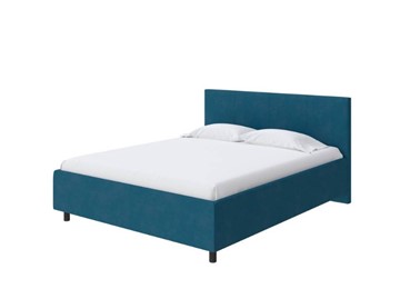 Кровать 2-спальная Como (Veda) 3 140x200, Микрофибра (Diva Синий) в Набережных Челнах