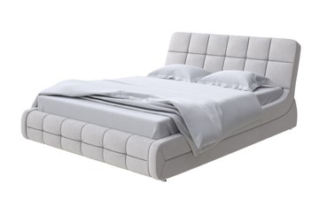 Кровать двуспальная Corso-6 200х200, Велюр (Ultra Серый камень) в Альметьевске