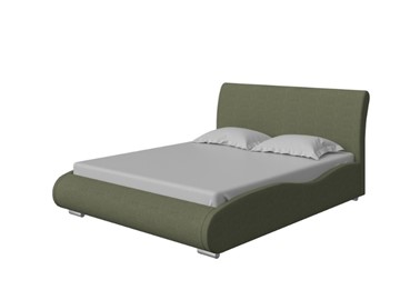 Двуспальная кровать Corso-8 Lite 140x200, Искусственная шерсть (Лама Авокадо) в Казани
