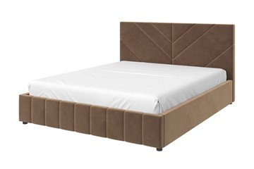 Кровать двуспальная Нельсон Линия 160х200 (вариант 3) с основанием в Нижнекамске
