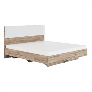 Спальная кровать Николь (мод.1.6) 1,8 белая экокожа, с ортопедическим основанием в Казани