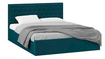 Спальная кровать Порто (Велюр Confetti Izumrud) в Набережных Челнах