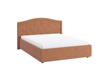 Кровать в спальню Верона 2 1.4, персик (велюр) в Нижнекамске