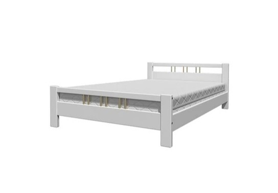 Кровать Вероника-3 (Белый Античный) 160х200 в Альметьевске - изображение