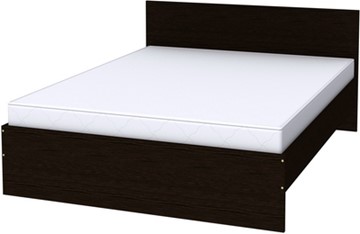 Кровать спальная K16 с основанием, цвет Венге в Набережных Челнах